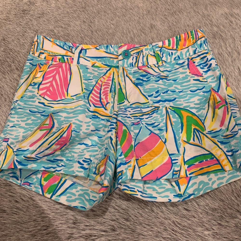 Lilly Pulitzer you gotta regatta size 0 shorts